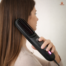 Cargar imagen en el visor de la galería, CEPILLO INALAMBRICO ALISADOR PARA CABELLO - Perfecto para llevar a donde vayas