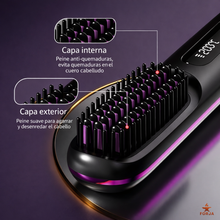 Cargar imagen en el visor de la galería, CEPILLO INALAMBRICO ALISADOR PARA CABELLO - Perfecto para llevar a donde vayas