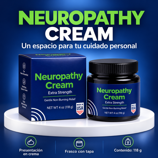 NEUROPATHY CREAM — Cuidado localizado para pies y manos.