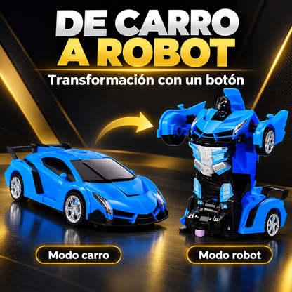 CARRO TRANSFORMER A CONTROL REMOTO — Dos formas de jugar, una gran sorpresa