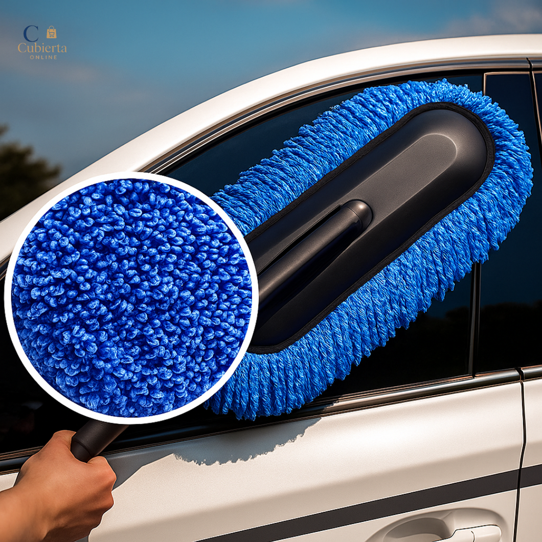CEPILLO DE MICROFIBRA – Limpieza Rápida y Sin Rayones para tu Auto