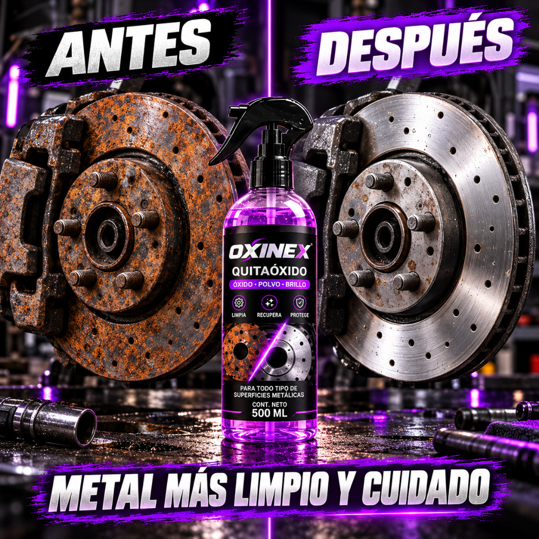 REMOVEDOR DE ÓXIDO PARA CROMADOS – Recupera el brillo y mejora la apariencia del metal