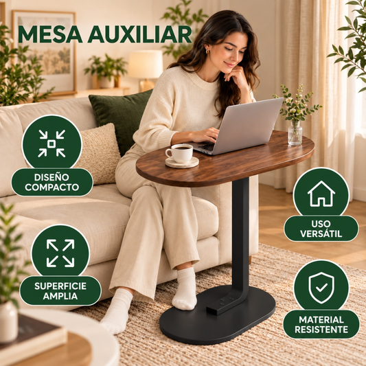 MESA AUXILIAR REGULABLE – Comodidad y practicidad en cualquier espacio