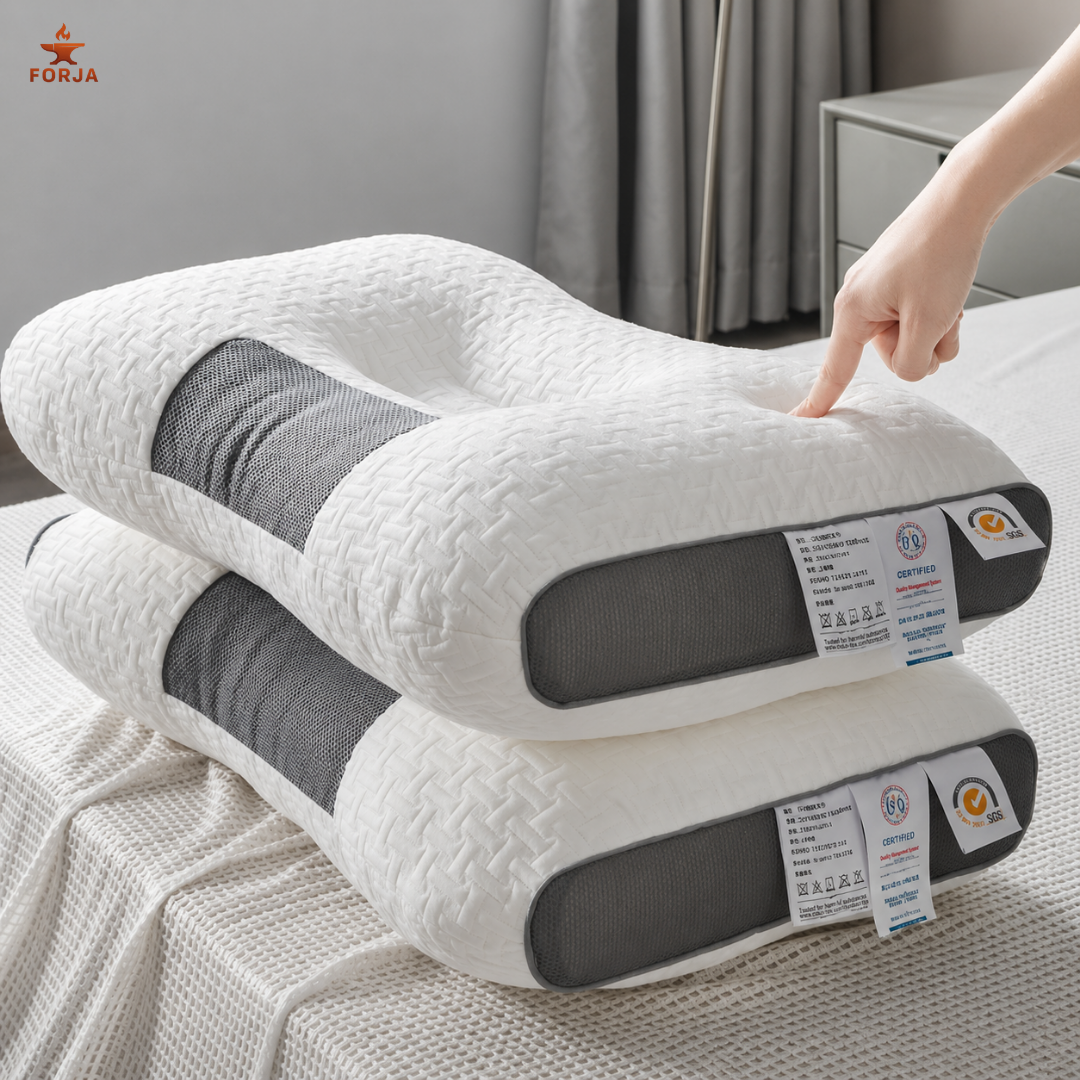 ALMOHADA CERVICAL ERGONÓMICA – Duerme sin dolor y despierta renovado desde la primera noche
