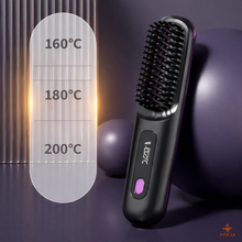 Cargar imagen en el visor de la galería, CEPILLO INALAMBRICO ALISADOR PARA CABELLO - Perfecto para llevar a donde vayas
