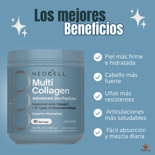 COLAGENO NEOCELL MULTI COLLAGEN ADVANCED - Fuerza, firmeza y salud en cada porción