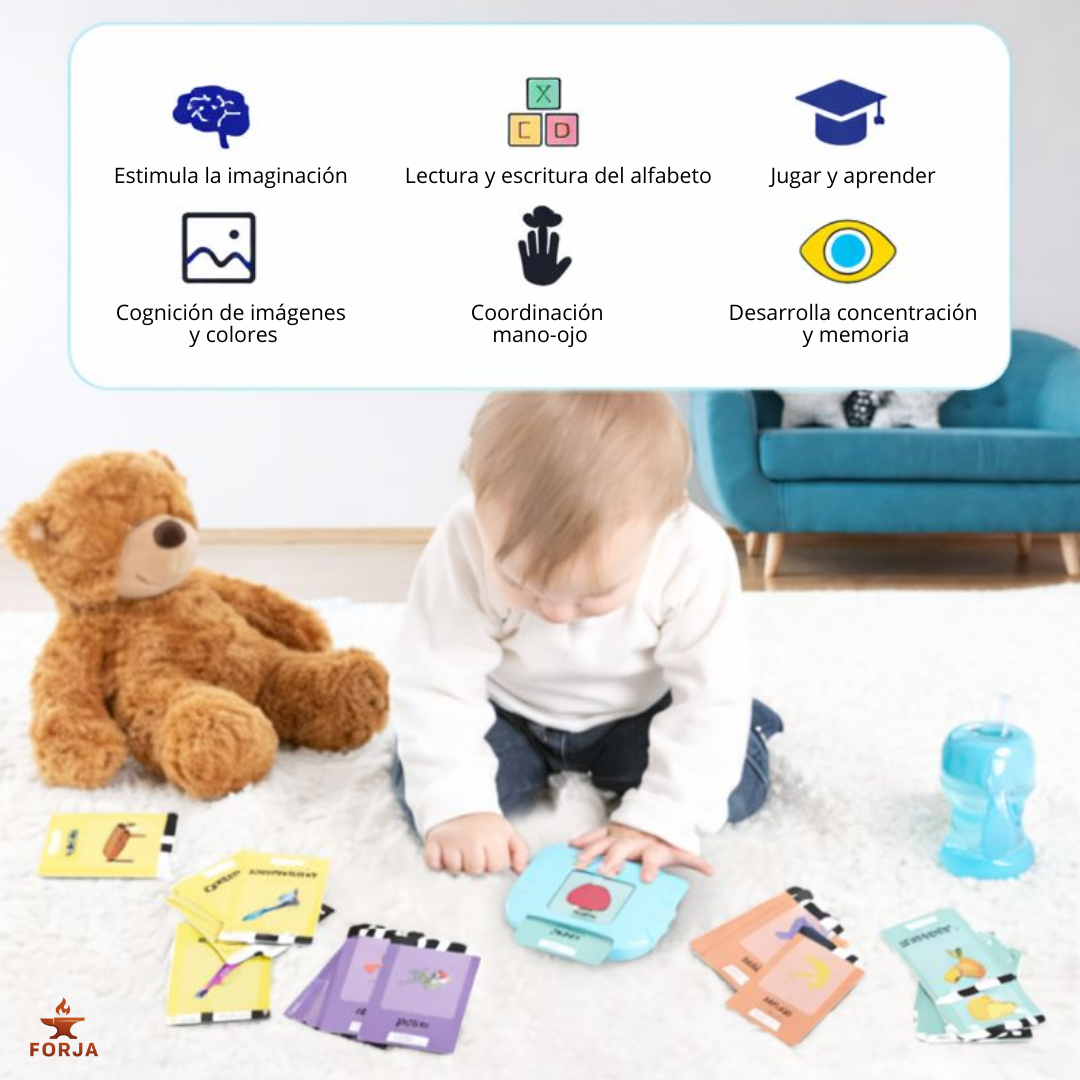 TARJETAS EDUCATIVAS INTERACTIVAS CON SONIDO PARA NIÑOS - Aprender nunca fue tan divertido