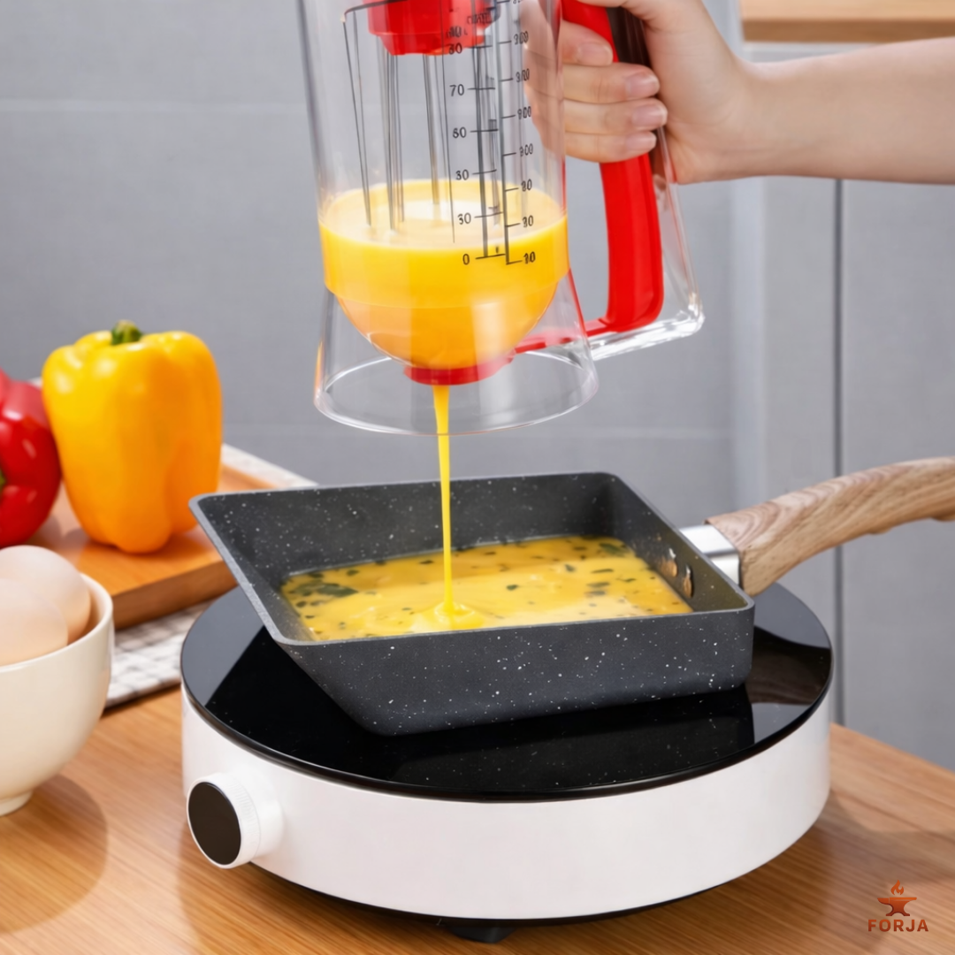 DISPENSADOR DOSIFICADOR PARA PANCAKES - Sirve fácil, rápido y preciso.