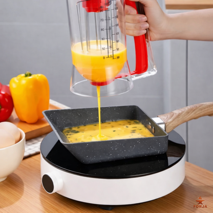 DISPENSADOR DOSIFICADOR PARA PANCAKES - Sirve fácil, rápido y preciso.