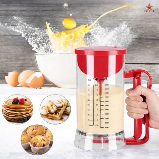 DISPENSADOR DOSIFICADOR PARA PANCAKES - Sirve fácil, rápido y preciso.
