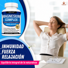 Cargar imagen en el visor de la galería, MAGNESIUM COMPLEX EN CÁPSULAS – Duerme profundo, elimina el cansancio y despierta con energía real
