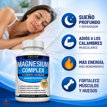 Cargar imagen en el visor de la galería, MAGNESIUM COMPLEX EN CÁPSULAS – Duerme profundo, elimina el cansancio y despierta con energía real
