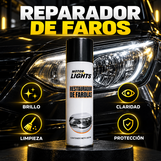 REPARADOR DE FAROS - Renueva tus faros y mejora la apariencia de tu auto
