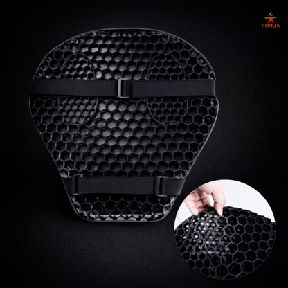COJIN DE GEL ERGONOMICO PARA MOTO - Diseñado para aliviar la presión y el cansancio al manejar.