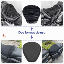 Cargar imagen en el visor de la galería, COJIN DE GEL ERGONOMICO PARA MOTO - Diseñado para aliviar la presión y el cansancio al manejar.
