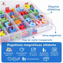 Cargar imagen en el visor de la galería, SET EDUCATIVO MAGNETICO PARA NIÑOS - Educación divertida todos los días
