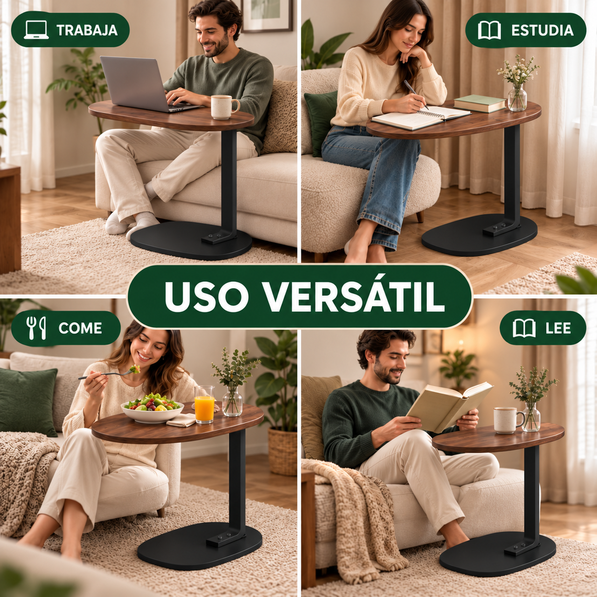 MESA AUXILIAR REGULABLE – Comodidad y practicidad en cualquier espacio